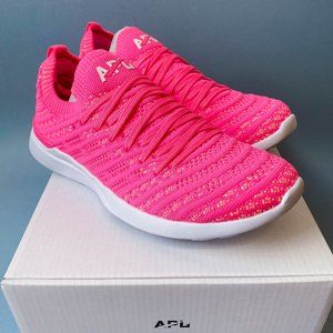 APL Women's Techloom Wave Athletic Running Sneakers Comfort Barbie Fusion Pink 7